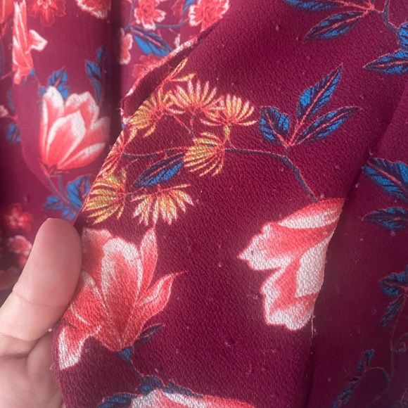 Kimono Jacket Split-Back Bracelet Length Sleeves Size Large Draped Collar - Picture 7 of 10